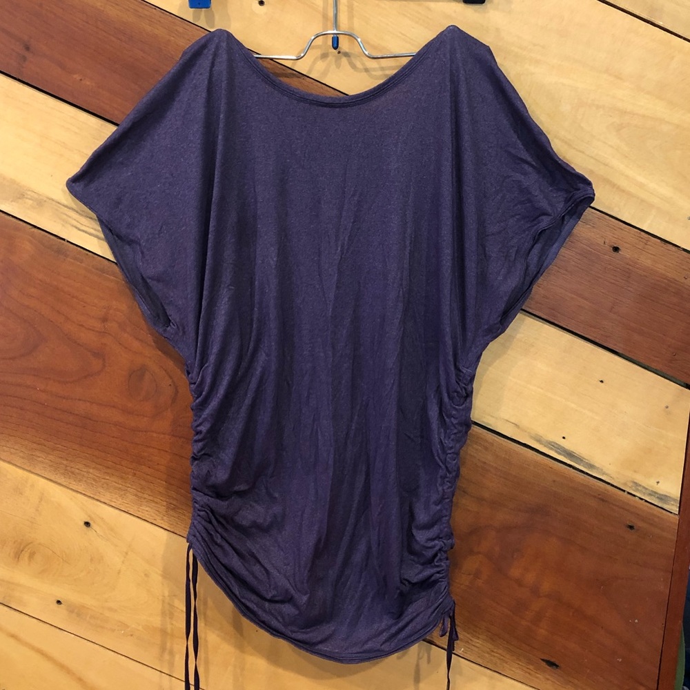 Lululemon Purple Side Scrunch T-shirt